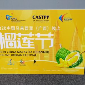 13 2020 China Malaysia (Guangxi) Online Durian Festival (Event display prop)