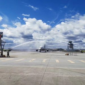 Aircraft Showering session